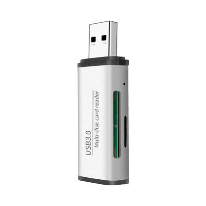 ADS-105 USB 3.0 Multi-function Card Reader(Silver) by buy2fix