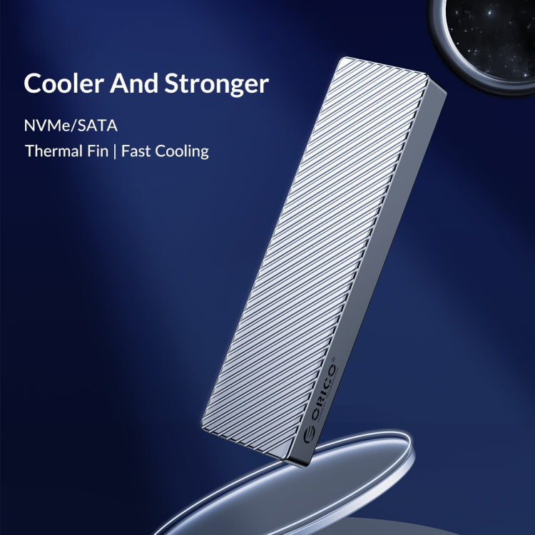 ORICO M212C3-G2-SV 10Gbps M.2 NVMe SSD Enclosure(Silver) by ORICO
