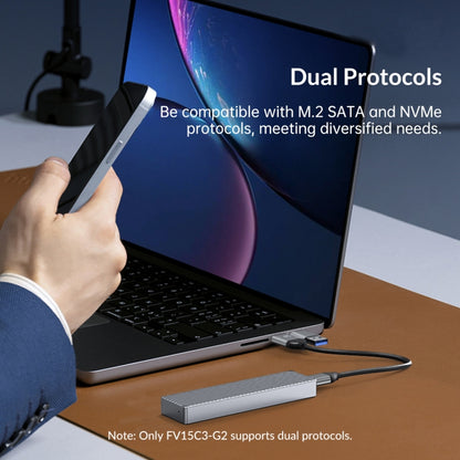 ORICO M212C3-G2-GY 10Gbps M.2 NVMe SSD Enclosure(Grey) by ORICO