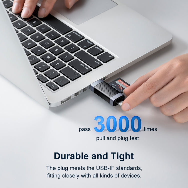 ORICO CS2T-A3 TF/SD Dual Port USB-A3.0 Dual Read Card Reader(Black) -  by ORICO | Online Shopping UK | buy2fix