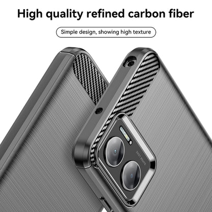 For Xiaomi Redmi 10 Prime+ 5G Brushed Texture Carbon Fiber TPU Case(Black) by buy2fix