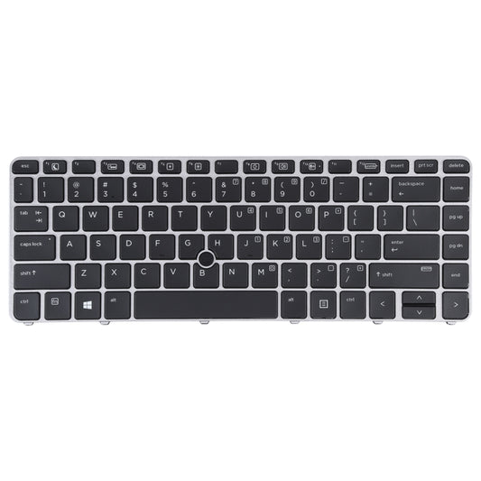 For HP EliteBook 840 G3 US Version Keyboard with Backlight and Pointing(Silver) - Replacement Keyboards by buy2fix | Online Shopping UK | buy2fix