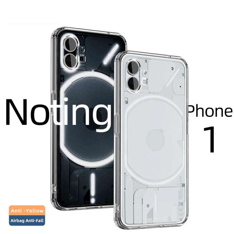 For Nothing Phone 1 Ice Crystal PC + TPU Phone Case(Transparent) by buy2fix