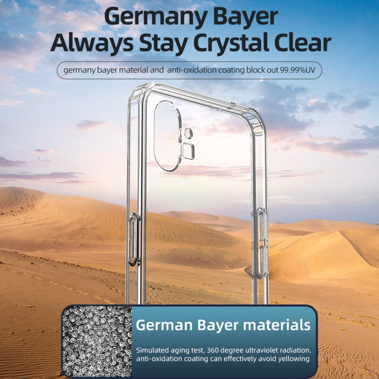 For Nothing Phone 1 Ice Crystal PC + TPU Phone Case(Transparent) by buy2fix