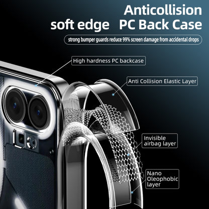 For Nothing Phone 1 Ice Crystal PC + TPU Phone Case(Transparent) by buy2fix