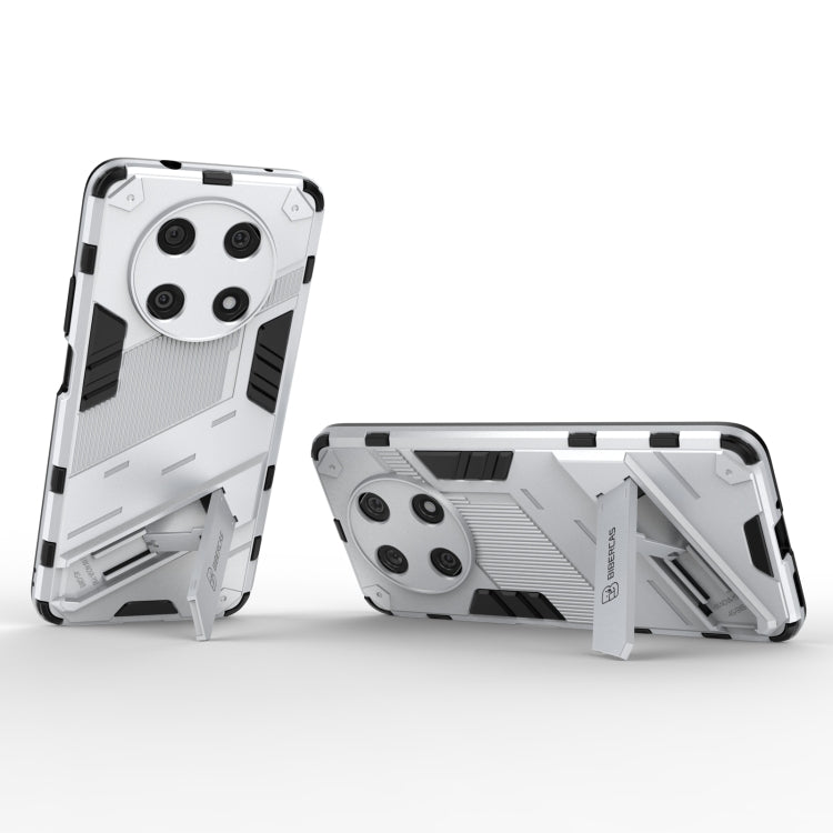 For Huawei Nova Y90/Enjoy 50 Pro Punk Armor 2 in 1 PC + TPU Shockproof Phone Case with Invisible Holder(White) - Huawei Cases by buy2fix | Online Shopping UK | buy2fix