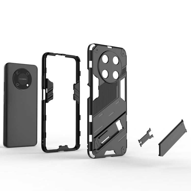 For Huawei Nova Y90/Enjoy 50 Pro Punk Armor 2 in 1 PC + TPU Shockproof Phone Case with Invisible Holder(Blue) - Huawei Cases by buy2fix | Online Shopping UK | buy2fix