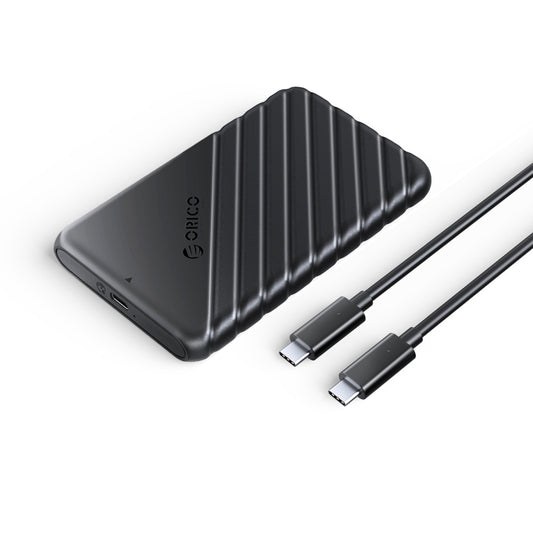 ORICO 25PW1C-C3 Type-C to Type-C 2.5 inch External Storage Hard Drive Case(Black) - HDD Enclosure by ORICO | Online Shopping UK | buy2fix