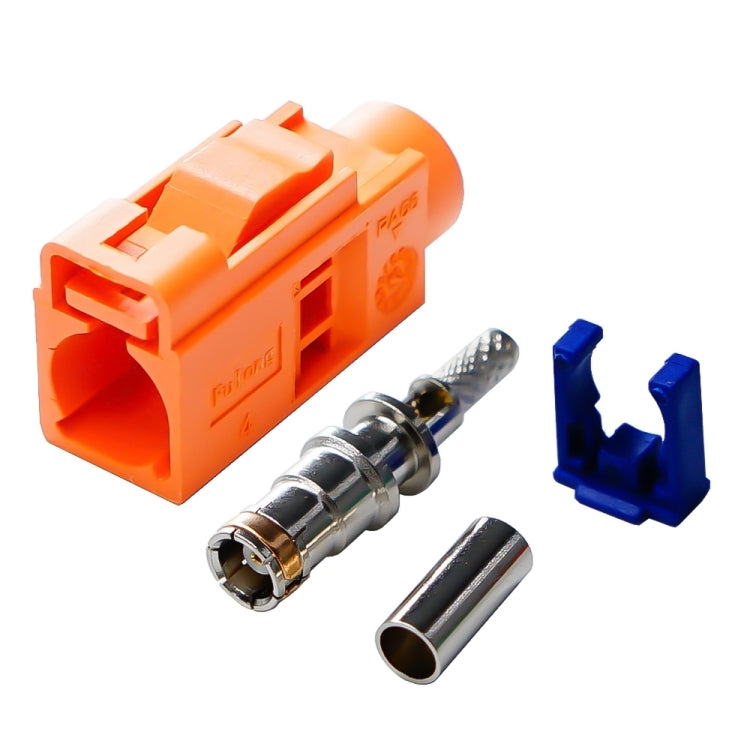 For RG174 Cable Fakra Radio Crimp Female Jack / Plug Connector with Phantom RF Coaxial(Fakra M) by buy2fix