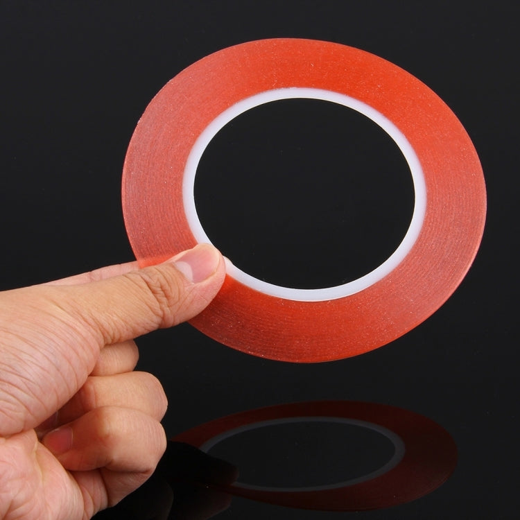 10 PCS 1mm Width Double Sided Adhesive Sticker Tape, Length: 25m(Red) - Adhesive Sticker by buy2fix | Online Shopping UK | buy2fix
