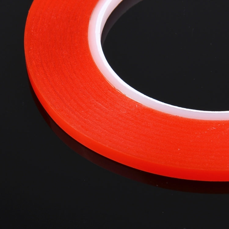 10 PCS 2mm Width Double Sided Adhesive Sticker Tape, Length: 25m(Red) - Adhesive Sticker by buy2fix | Online Shopping UK | buy2fix