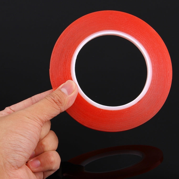 10 PCS 2mm Width Double Sided Adhesive Sticker Tape, Length: 25m(Red) - Adhesive Sticker by buy2fix | Online Shopping UK | buy2fix
