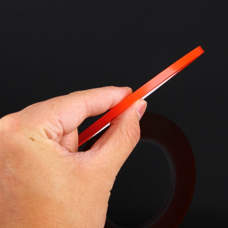 10 PCS 2mm Width Double Sided Adhesive Sticker Tape, Length: 25m(Red) - Adhesive Sticker by buy2fix | Online Shopping UK | buy2fix