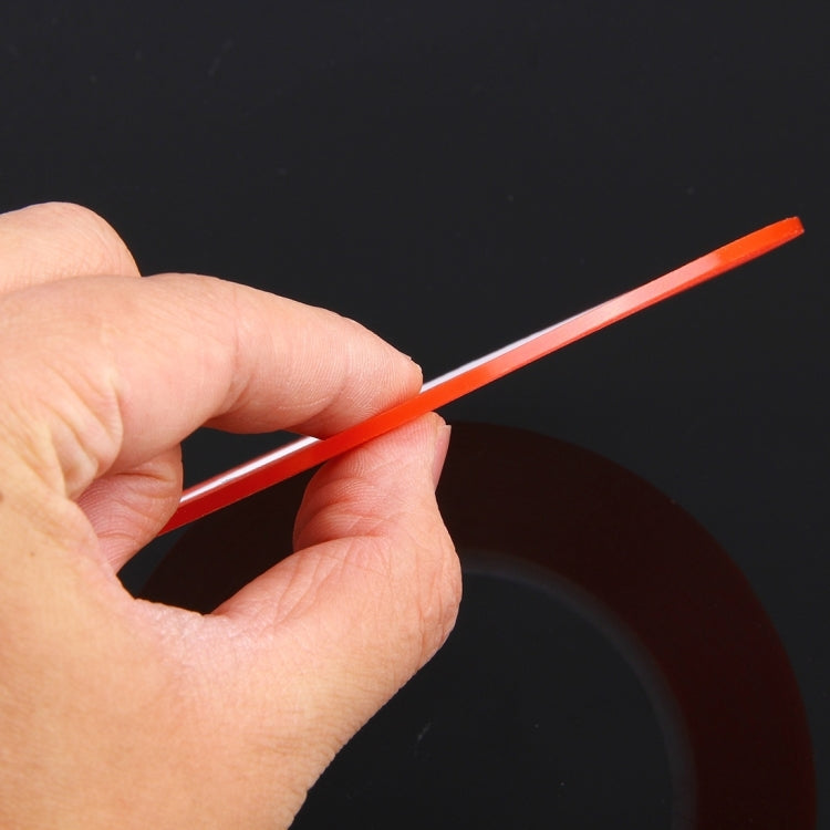 10 PCS 5mm Width Double Sided Adhesive Sticker Tape, Length: 25m(Red) - Adhesive Sticker by buy2fix | Online Shopping UK | buy2fix