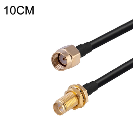 RP-SMA Male to RP-SMA Female RG174 RF Coaxial Adapter Cable, Length: 10cm by buy2fix