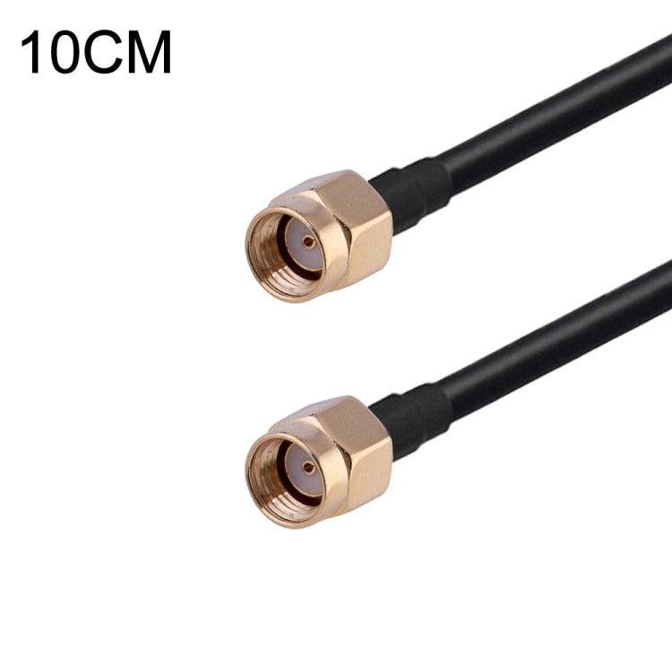 RP-SMA Male to RP-SMA Male RG174 RF Coaxial Adapter Cable, Length: 10cm by buy2fix
