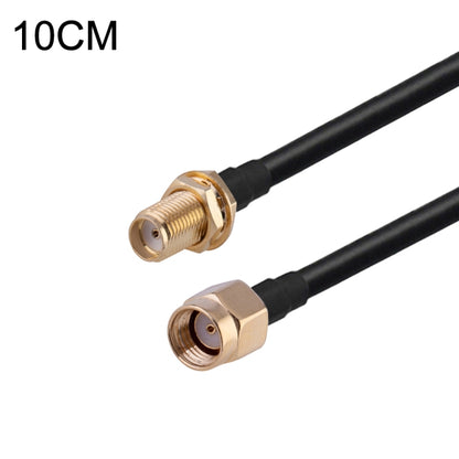 RP-SMA Male to SMA Female RG174 RF Coaxial Adapter Cable, Length: 10cm by buy2fix