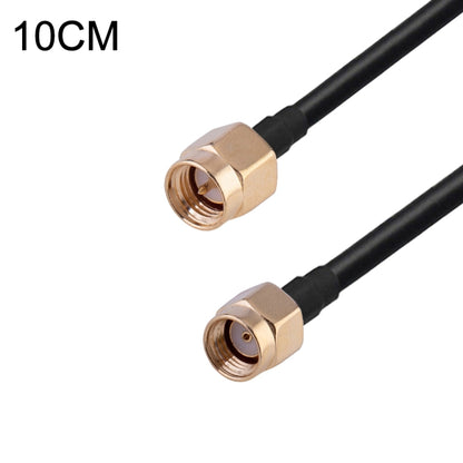 RP-SMA Male to SMA Male RG174 RF Coaxial Adapter Cable, Length: 10cm by buy2fix