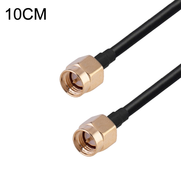 SMA Male to SMA Male RG174 RF Coaxial Adapter Cable, Length: 10cm by buy2fix