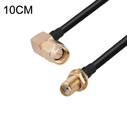 SMA Male Elbow to SMA Female RG174 RF Coaxial Adapter Cable, Length: 10cm by buy2fix