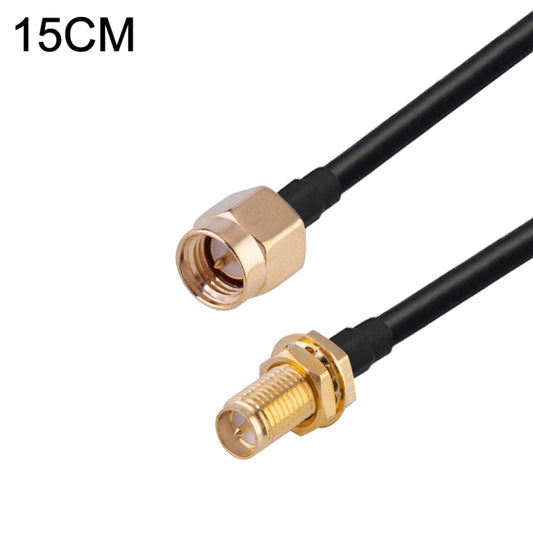 SMA Male to SMA Female RG174 RF Coaxial Adapter Cable, Length: 15cm by buy2fix