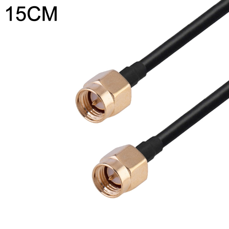 SMA Male to SMA Male RG174 RF Coaxial Adapter Cable, Length: 15cm by buy2fix