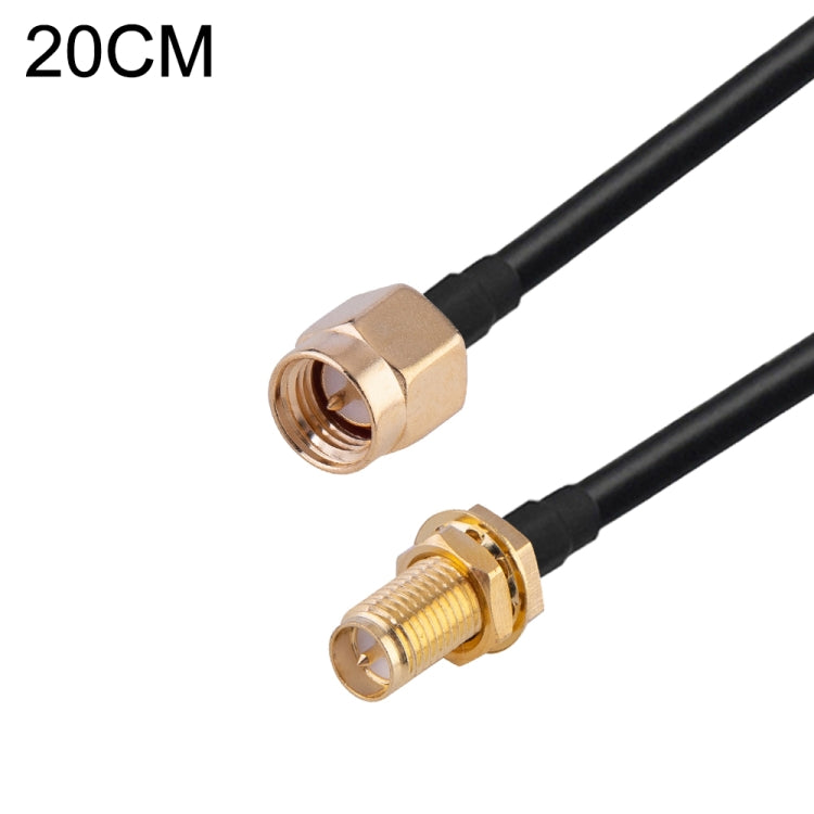 SMA Male to SMA Female RG174 RF Coaxial Adapter Cable, Length: 20cm by buy2fix
