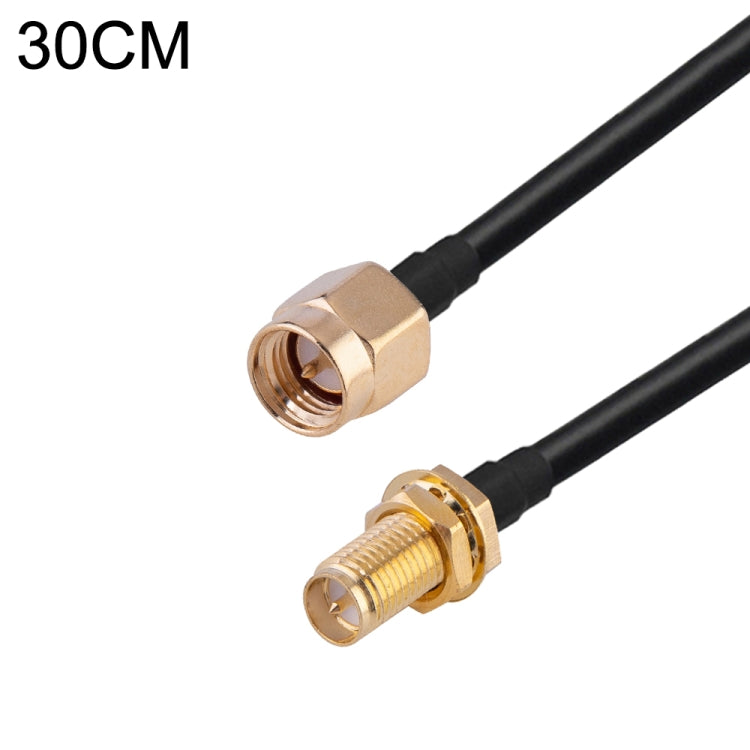 SMA Male to SMA Female RG174 RF Coaxial Adapter Cable, Length: 30cm by buy2fix