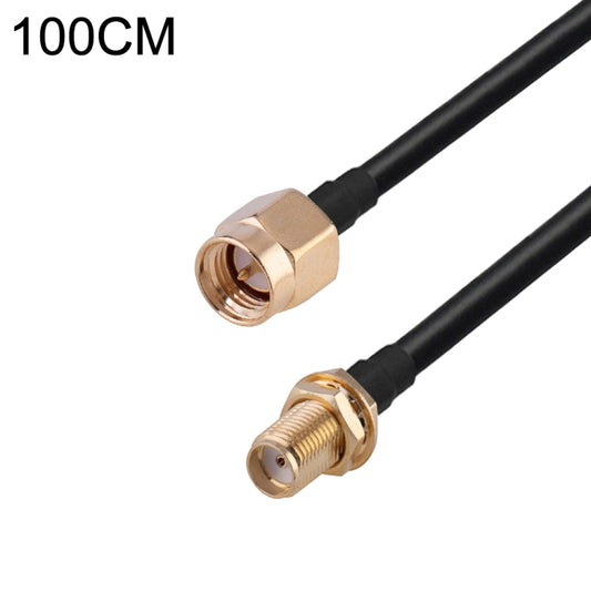 SMA Male to RP-SMA Female RG174 RF Coaxial Adapter Cable, Length: 1m by buy2fix
