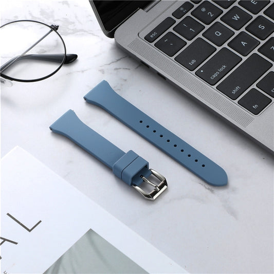 22mm Universal T-buckle Silicone Watch Band(Ice Ocean Blue) - 22mm Bands by buy2fix | Online Shopping UK | buy2fix