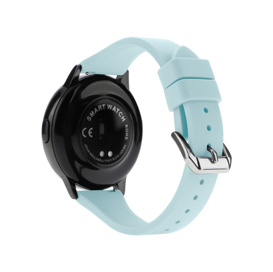22mm Universal T-buckle Silicone Watch Band(Lake Blue) - 22mm Bands by buy2fix | Online Shopping UK | buy2fix