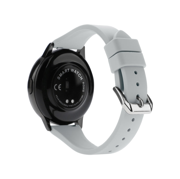 22mm Universal T-buckle Silicone Watch Band(Cloudy Grey) - 22mm Bands by buy2fix | Online Shopping UK | buy2fix