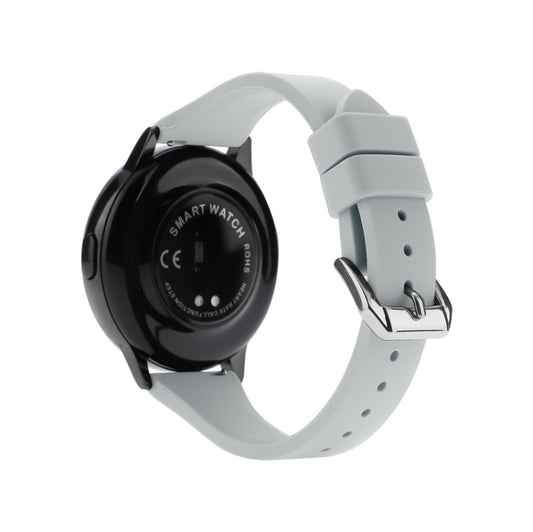 22mm Universal T-buckle Silicone Watch Band(Cloudy Grey) - 22mm Bands by buy2fix | Online Shopping UK | buy2fix
