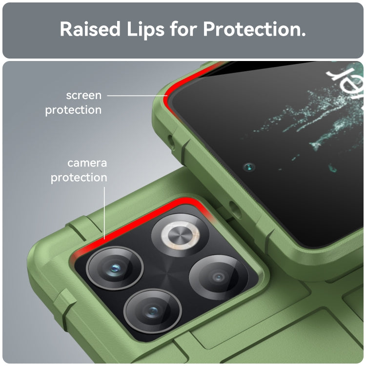 For OnePlus 10T Full Coverage Shockproof TPU Phone Case(Green) - OnePlus Cases by buy2fix | Online Shopping UK | buy2fix
