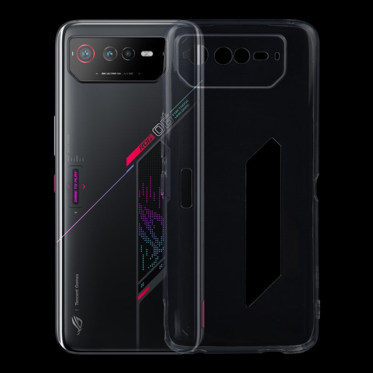 For ASUS ROG Phone 6 0.75mm Ultra-thin Transparent TPU Phone Case by buy2fix