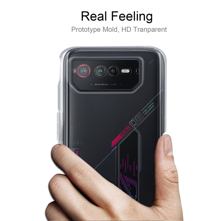 For ASUS ROG Phone 6 0.75mm Ultra-thin Transparent TPU Phone Case by buy2fix