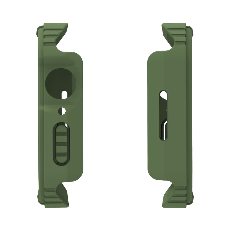 2 in 1 Screen Tempered Glass Film Protective Case For Apple Watch Series 6 / 5 / 4 / SE 40mm(Army Green) by buy2fix