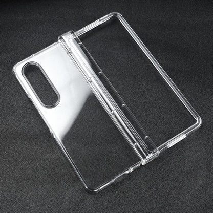 For Samsung Galaxy Z Fold4 Transparent 3 in 1 PC Phone Case - Galaxy Z Fold4 5G Cases by buy2fix | Online Shopping UK | buy2fix