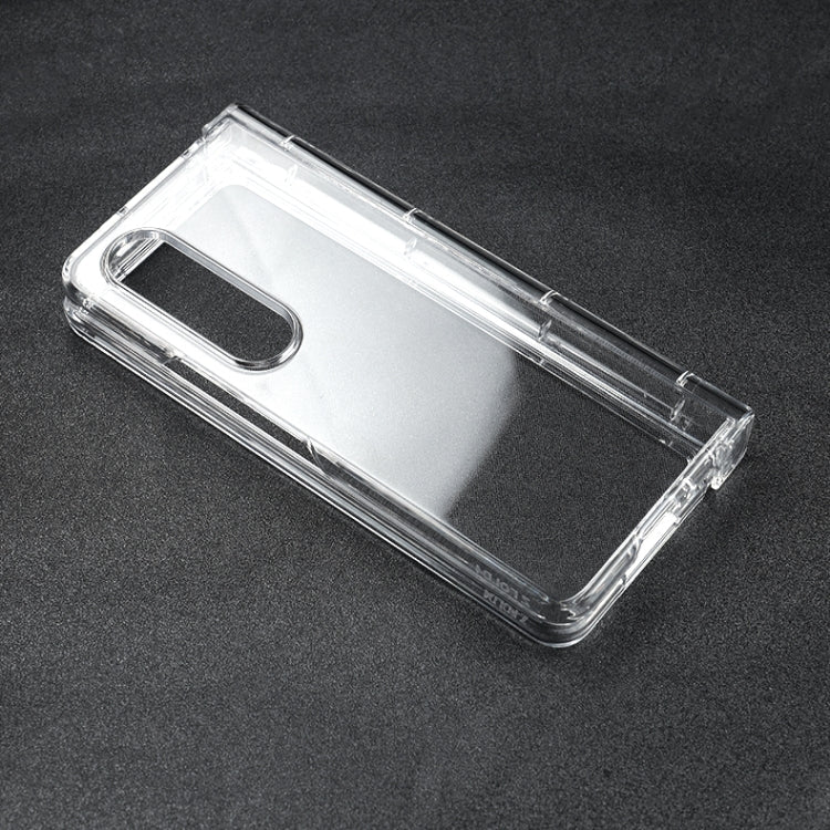 For Samsung Galaxy Z Fold4 Transparent 3 in 1 PC Phone Case - Galaxy Z Fold4 5G Cases by buy2fix | Online Shopping UK | buy2fix