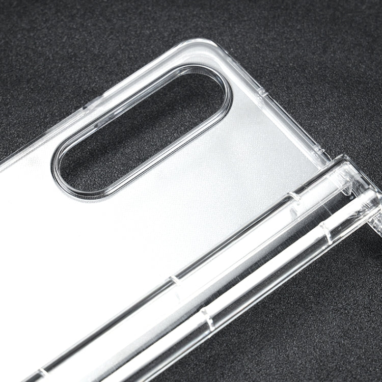 For Samsung Galaxy Z Fold4 Transparent 3 in 1 PC Phone Case - Galaxy Z Fold4 5G Cases by buy2fix | Online Shopping UK | buy2fix