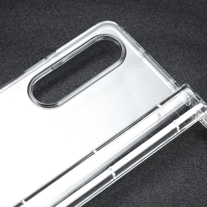 For Samsung Galaxy Z Fold4 Transparent 3 in 1 PC Phone Case - Galaxy Z Fold4 5G Cases by buy2fix | Online Shopping UK | buy2fix