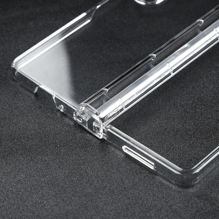 For Samsung Galaxy Z Fold4 Transparent 3 in 1 PC Phone Case - Galaxy Z Fold4 5G Cases by buy2fix | Online Shopping UK | buy2fix