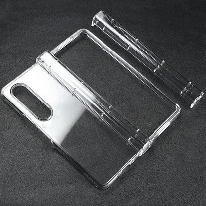 For Samsung Galaxy Z Fold4 Transparent 3 in 1 PC Phone Case - Galaxy Z Fold4 5G Cases by buy2fix | Online Shopping UK | buy2fix