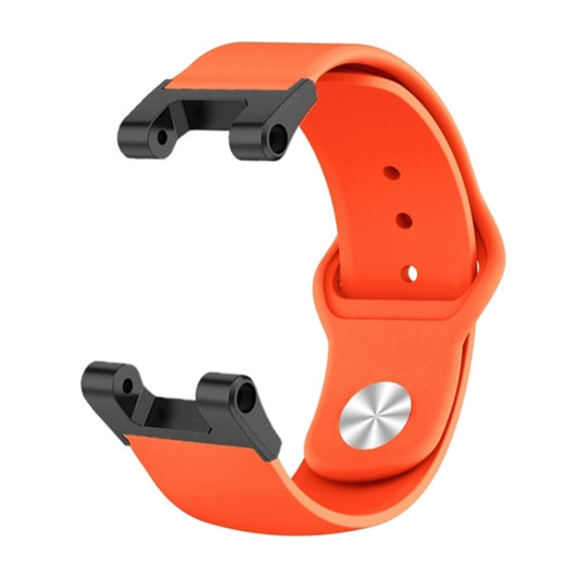 For Amazfit T-Rex / T-Rex Pro / Ares Silicone Reverse Buckle Watch Band(Orange) - Watch Bands by buy2fix | Online Shopping UK | buy2fix