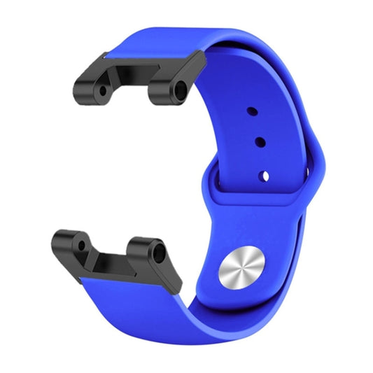 For Amazfit T-Rex / T-Rex Pro / Ares Silicone Reverse Buckle Watch Band(Blue) - Watch Bands by buy2fix | Online Shopping UK | buy2fix