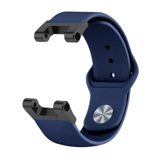 For Amazfit T-Rex / T-Rex Pro / Ares Silicone Reverse Buckle Watch Band(Midnight Blue) - Watch Bands by buy2fix | Online Shopping UK | buy2fix