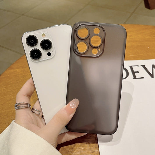 For iPhone 14 Pro Frosted PP Phone Case(Grey) - iPhone 14 Pro Cases by buy2fix | Online Shopping UK | buy2fix
