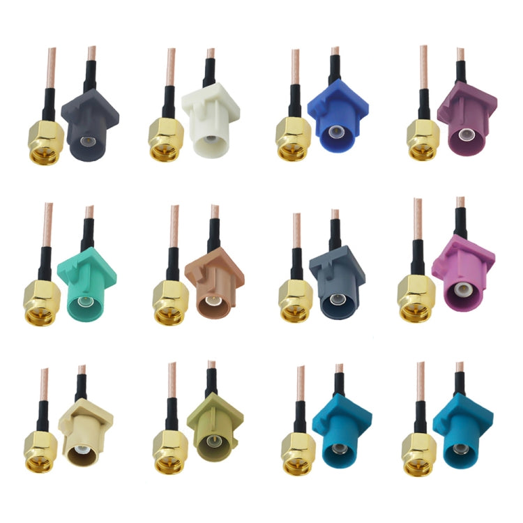 20cm Antenna Extension RG316 Coaxial Cable(SMA Male to Fakra B Male) by buy2fix