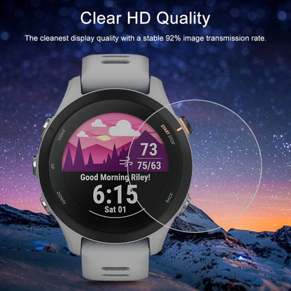 10 PCS For Garmin Forerunner 255 46mm Tempered Glass Screen Watch Film - Screen Protector by buy2fix | Online Shopping UK | buy2fix