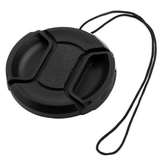 77mm Center Pinch Camera Lens Cap for Canon (Black) by buy2fix